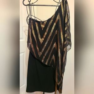 One shoulder mini dress